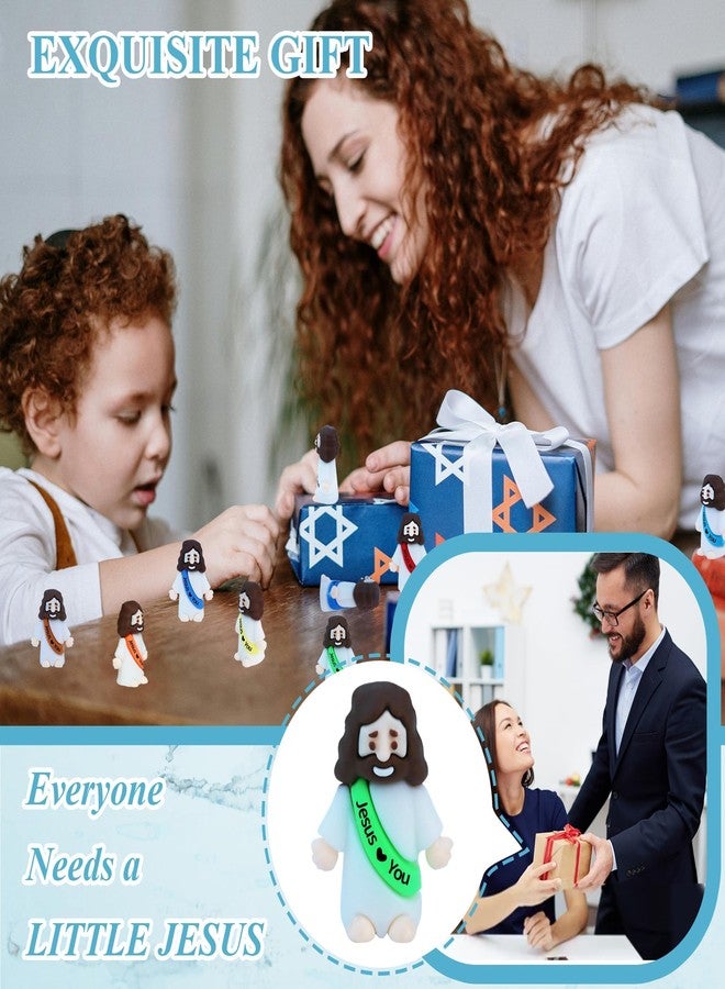 TFengfly 400 Pcs Little Jesus Figures Mini Rubber Jesus Miniatures to Hide and Seek Religious Gift Party Favors Easter Egg Stuffers - Image 5